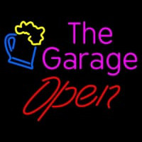 Open The Garage Neon Skilt