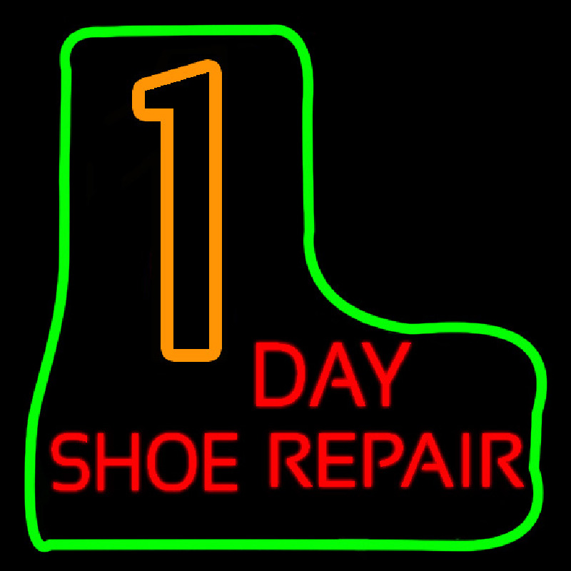 1 Day Repair Neon Skilt