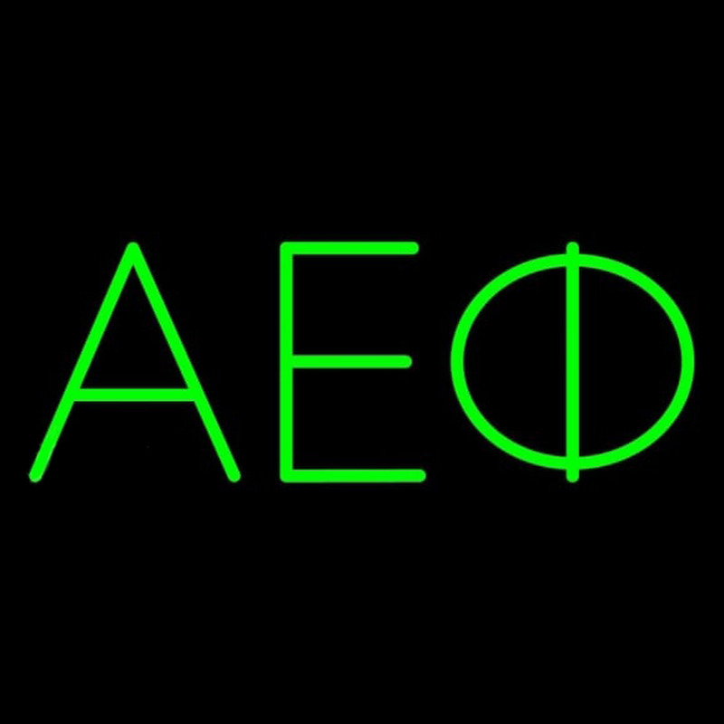 Alpha Epsilon Phi Neon Skilt