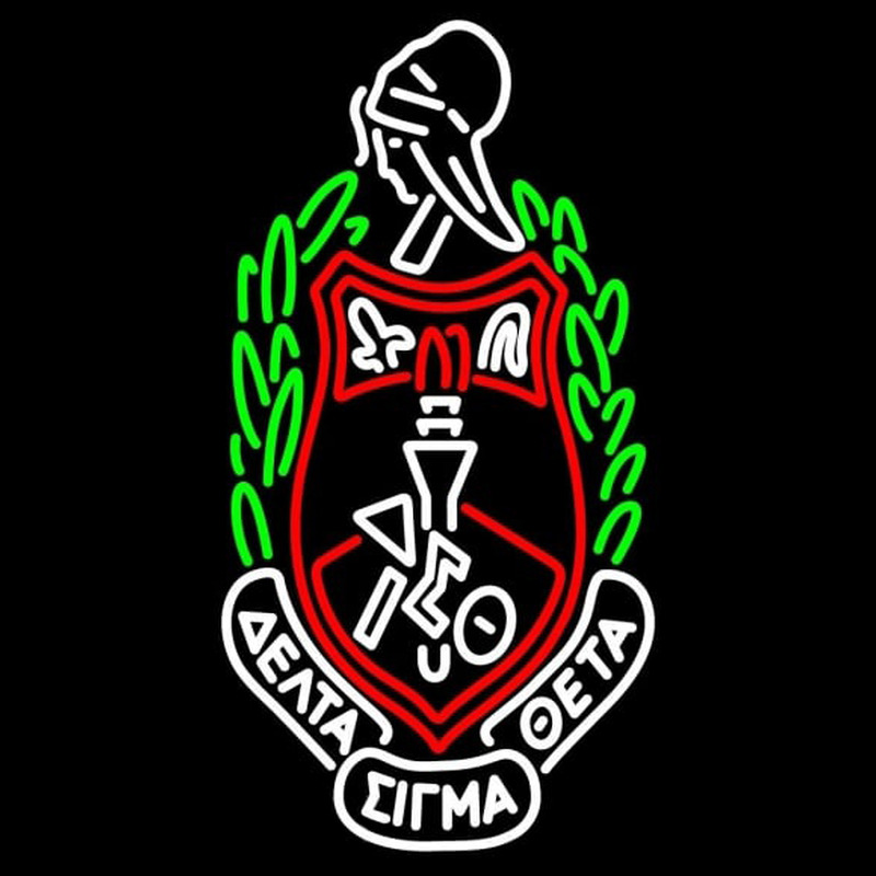 Alpha Gamma Sigma Fraternity Logo Neon Skilt