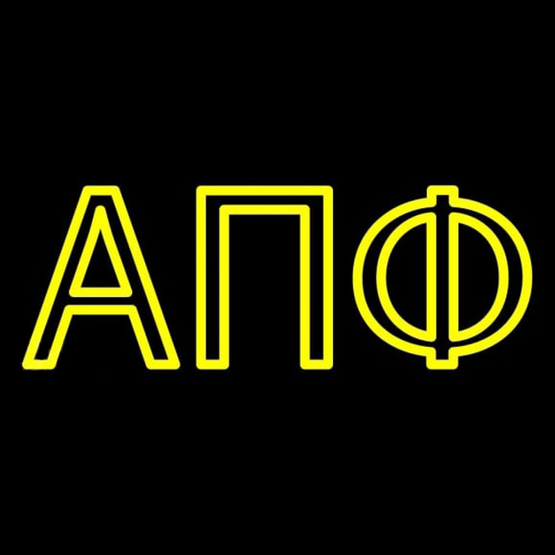 Alpha Pi Phi Neon Skilt