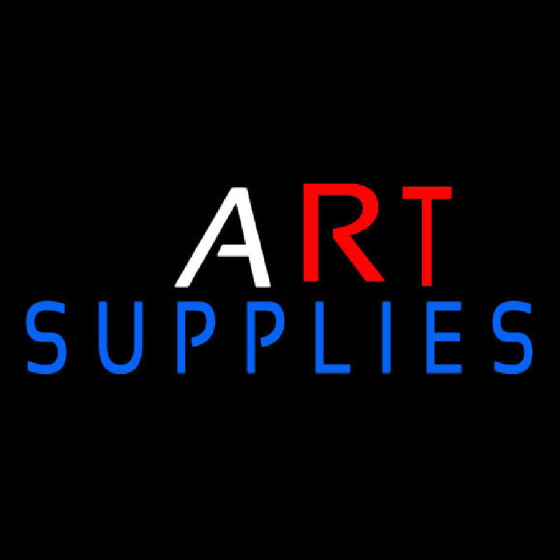 Art Blue Supplies Neon Skilt