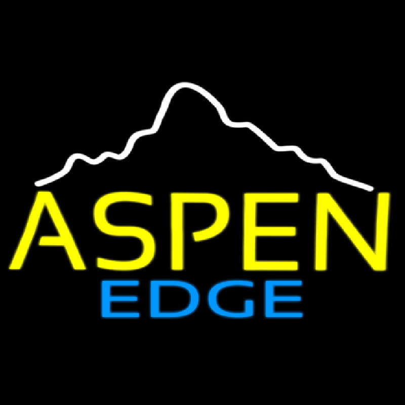 Aspen Edge Neon Skilt