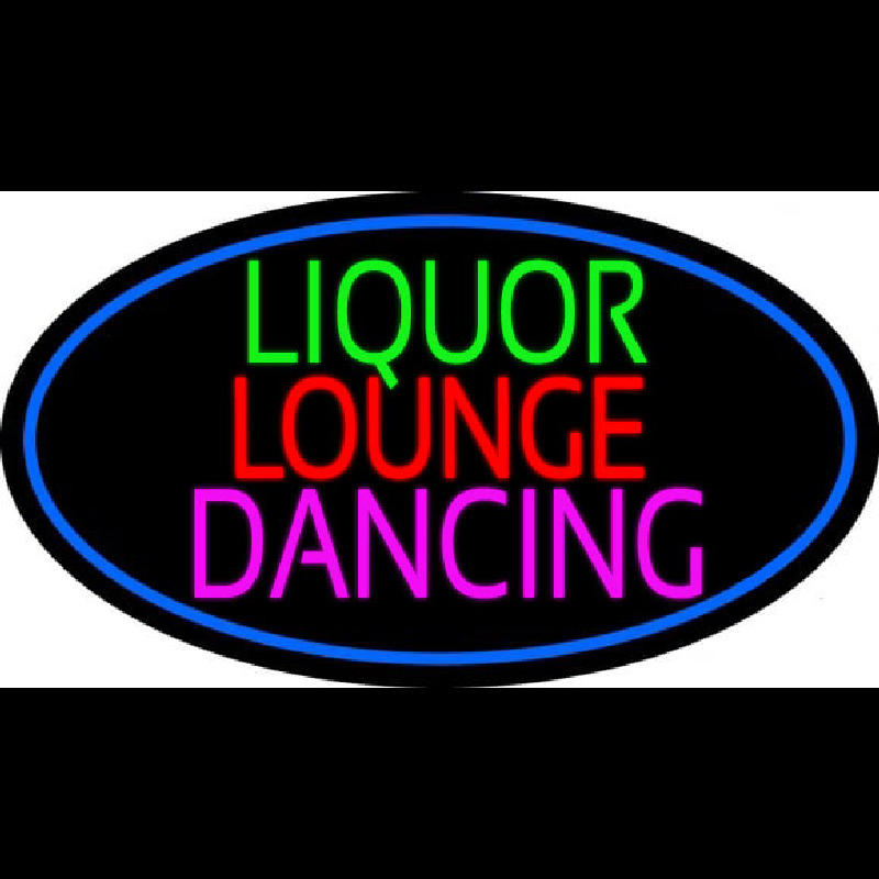 Bar Liquor Lounge Dancing With Wine Glasses Neon Skilt