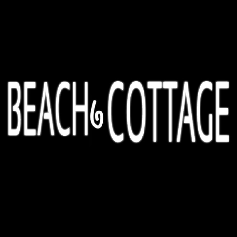 Beach Cottage Neon Skilt