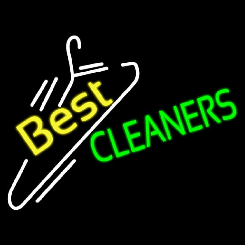 Best Cleaners Neon Skilt