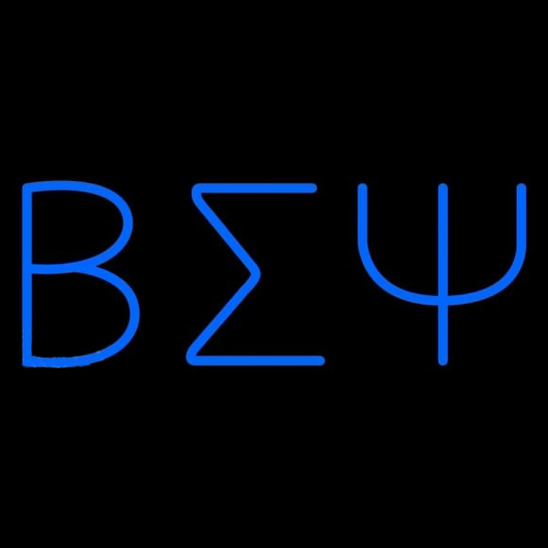 Beta Sigma Psi Neon Skilt