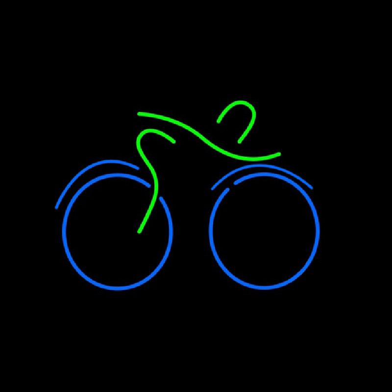 Bicycle Freestanding Neon Skilt