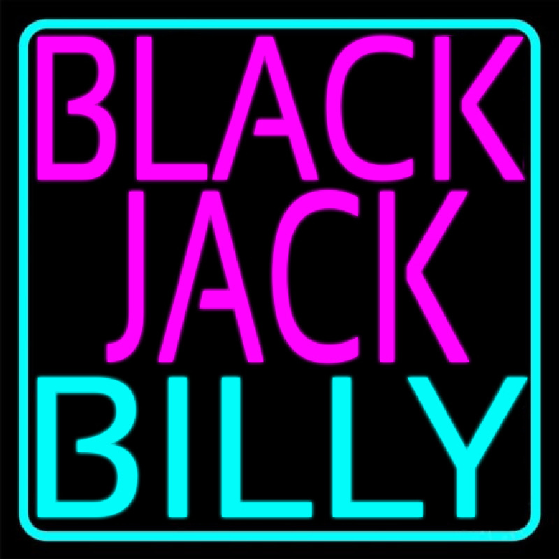 Blackjack Billy Neon Skilt