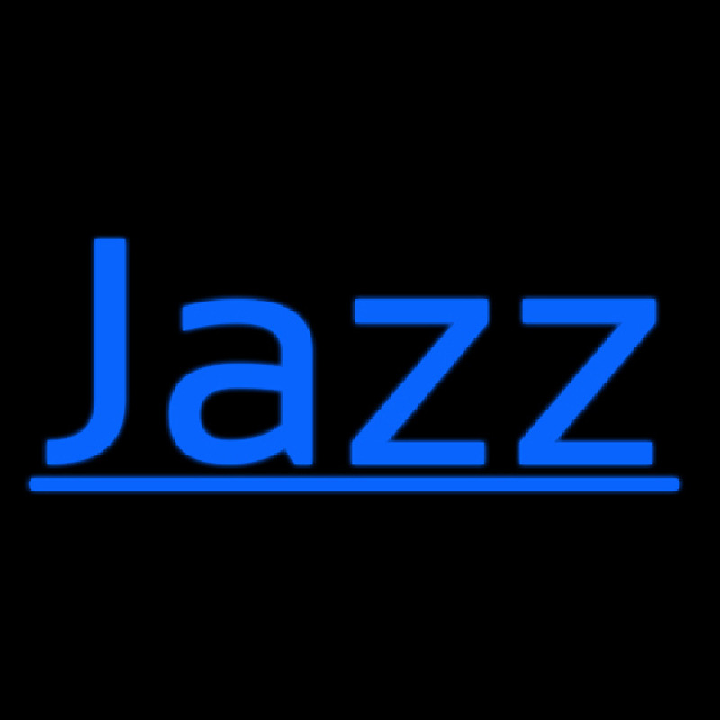 Blue Jazz Line Neon Skilt