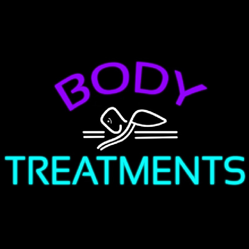 Body Treatments Neon Skilt