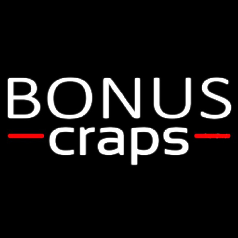 Bonus Craps 2 Neon Skilt