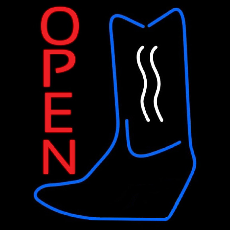 Boots Logo Open Neon Skilt