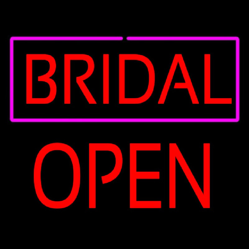 Bridal Block Open Neon Skilt