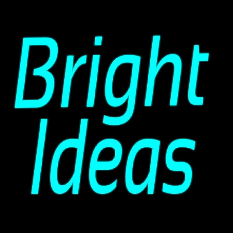 Bright Ideas Neon Skilt