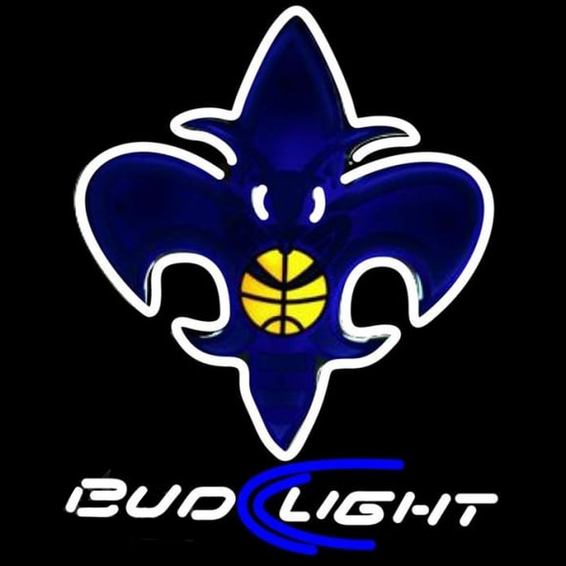 Bud Light Charlotte Hornets Bar Light Beer Sign Neon Skilt