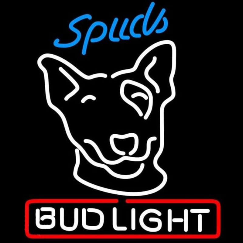 Bud Light Spuds Beer Sign Neon Skilt