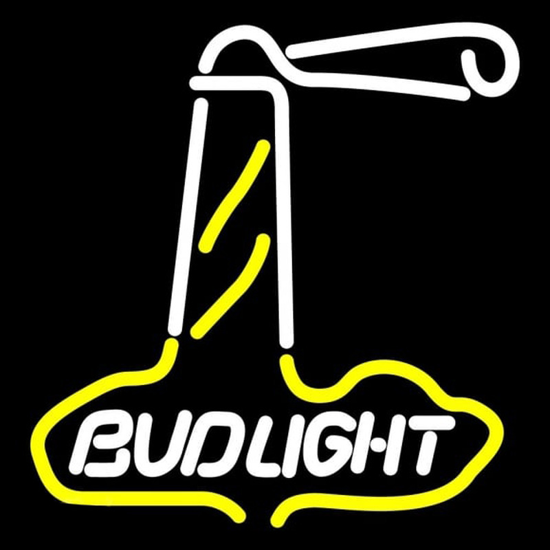 Bud Light Wight Lighthouse Beer Sign Neon Skilt