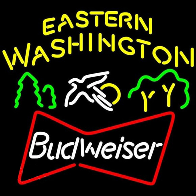 Budweiser Eastern Washington Neon Skilt