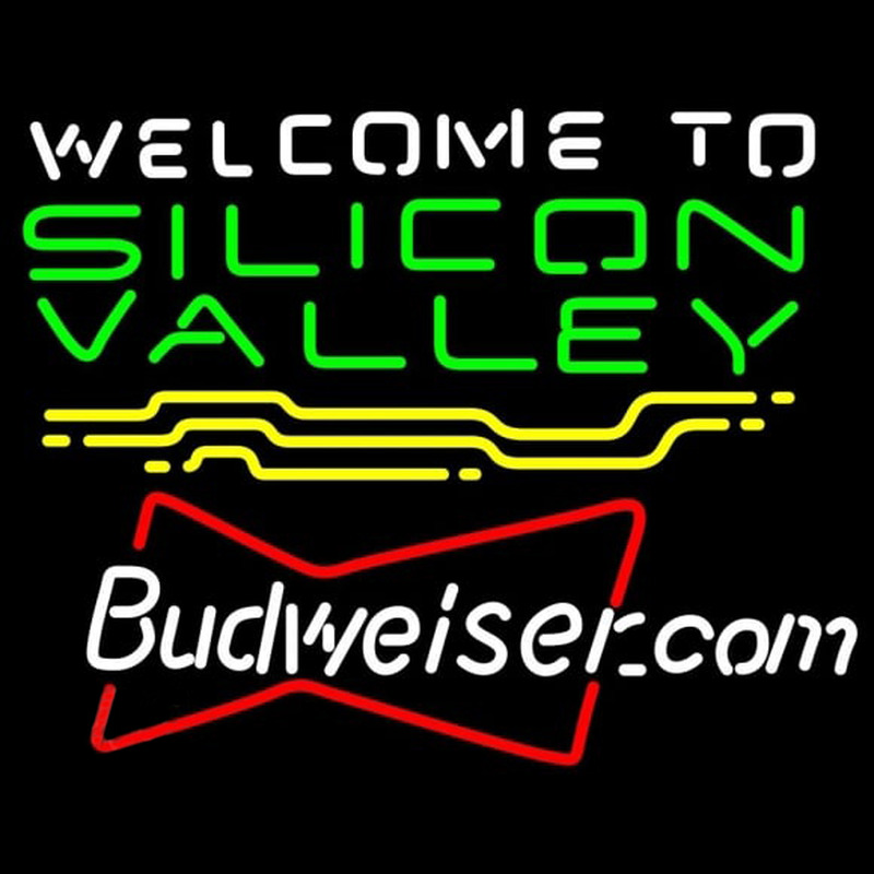 Budweiser Silicon Valley Beer Sign Neon Skilt