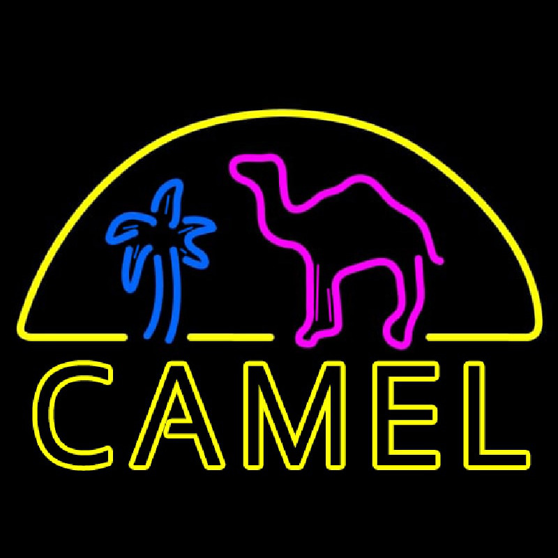 Camel Palm Neon Skilt