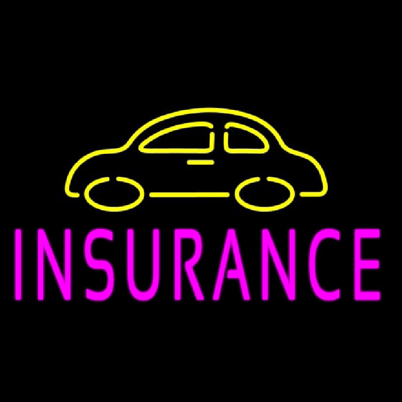 Car Insurance Neon Skilt