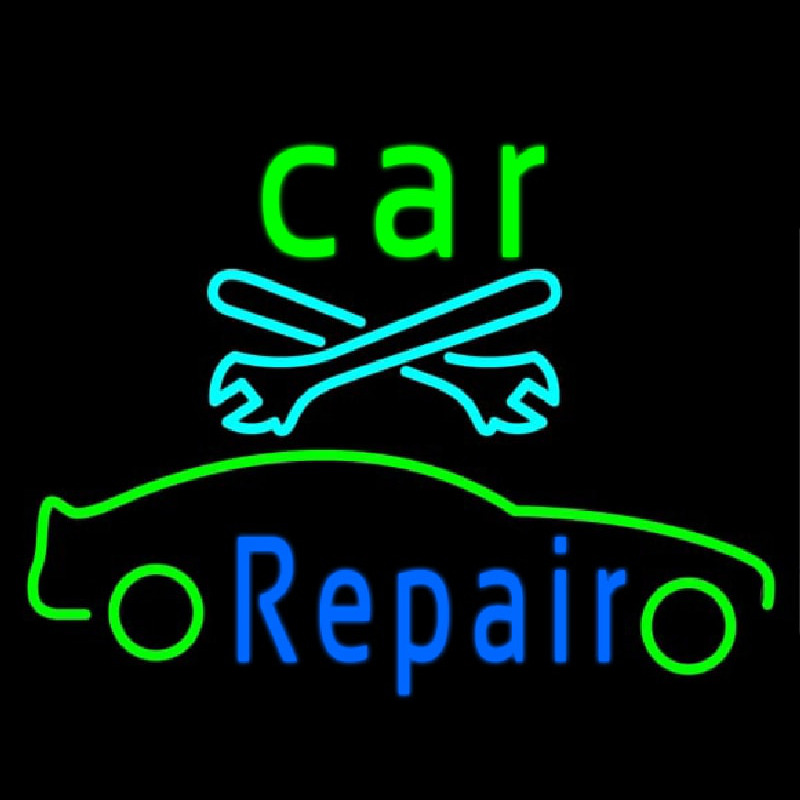 Car Repair Neon Skilt