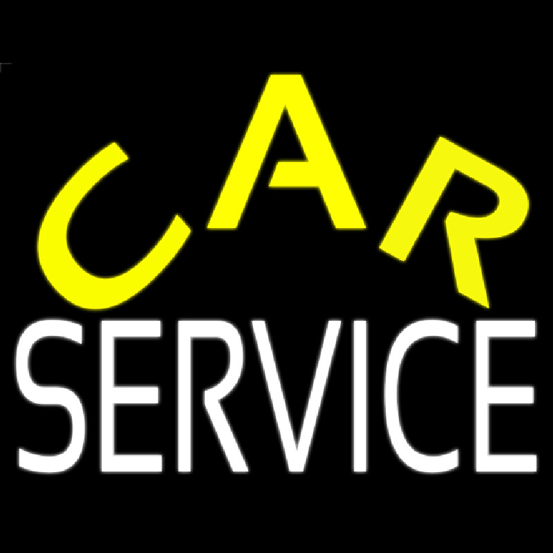 Car Service Neon Skilt