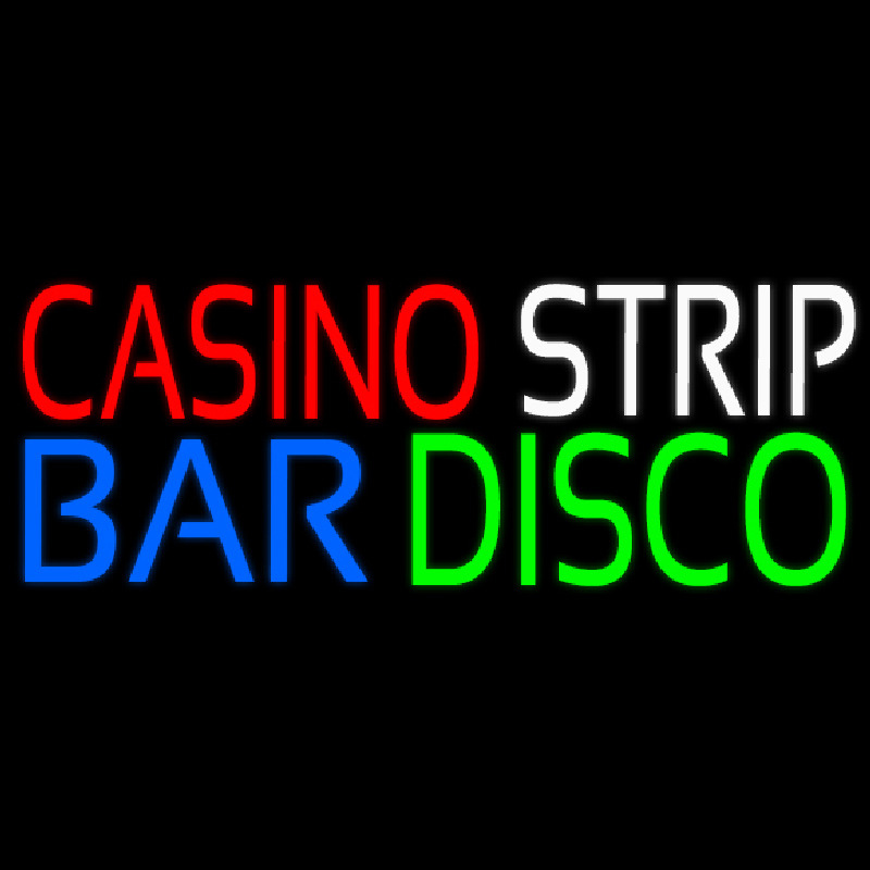 Casino Strip Bar Disco Neon Skilt