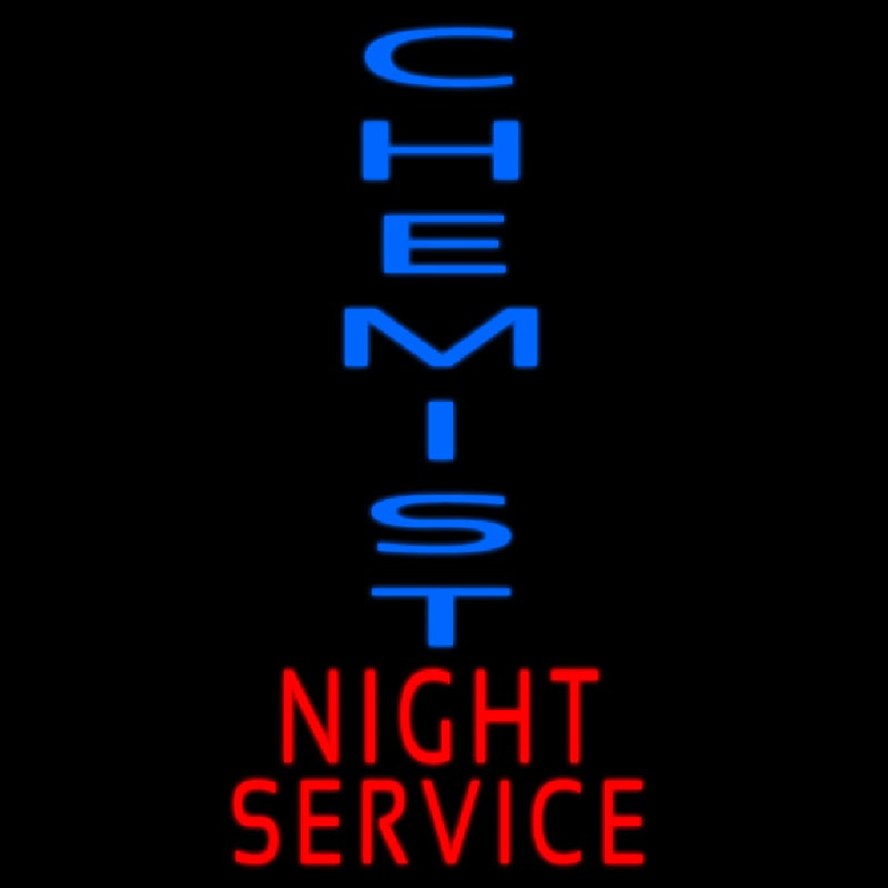 Chemist Night Service Neon Skilt