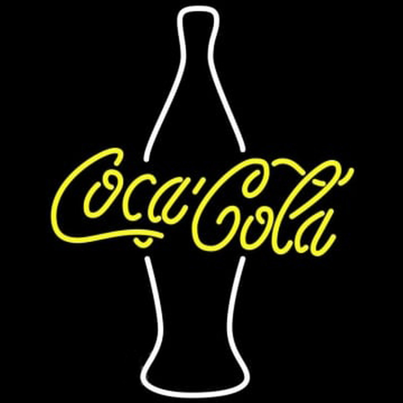 Coca Cola Bottle Neon Skilt