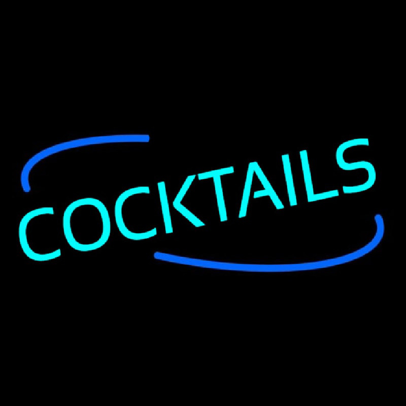 Cocktails Neon Skilt