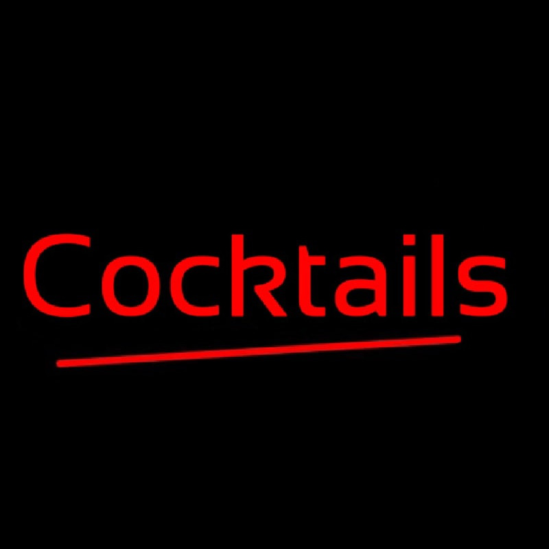 Cocktails Neon Skilt