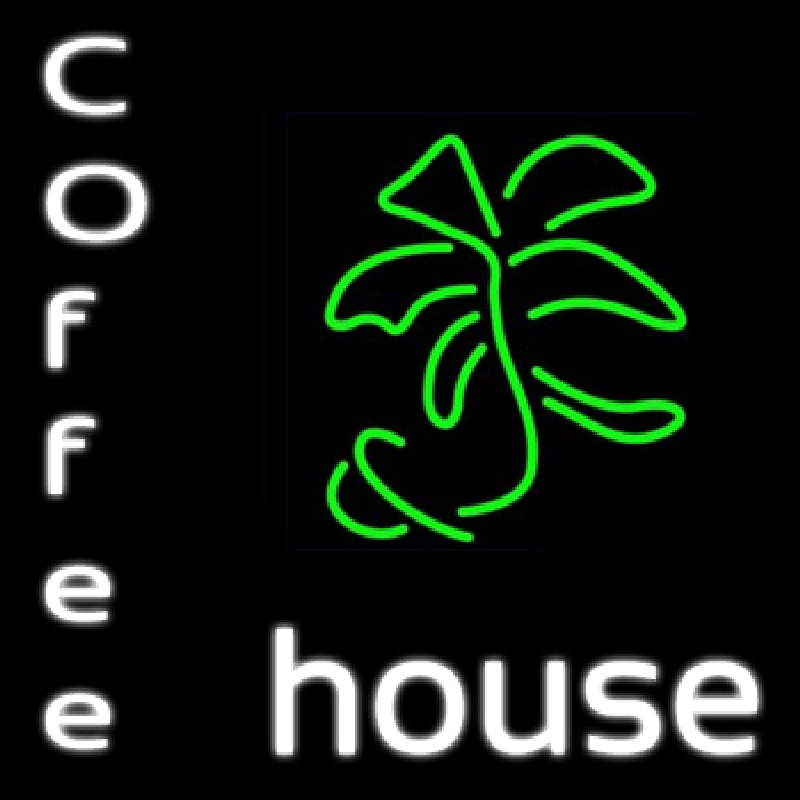 Coffee House Neon Skilt