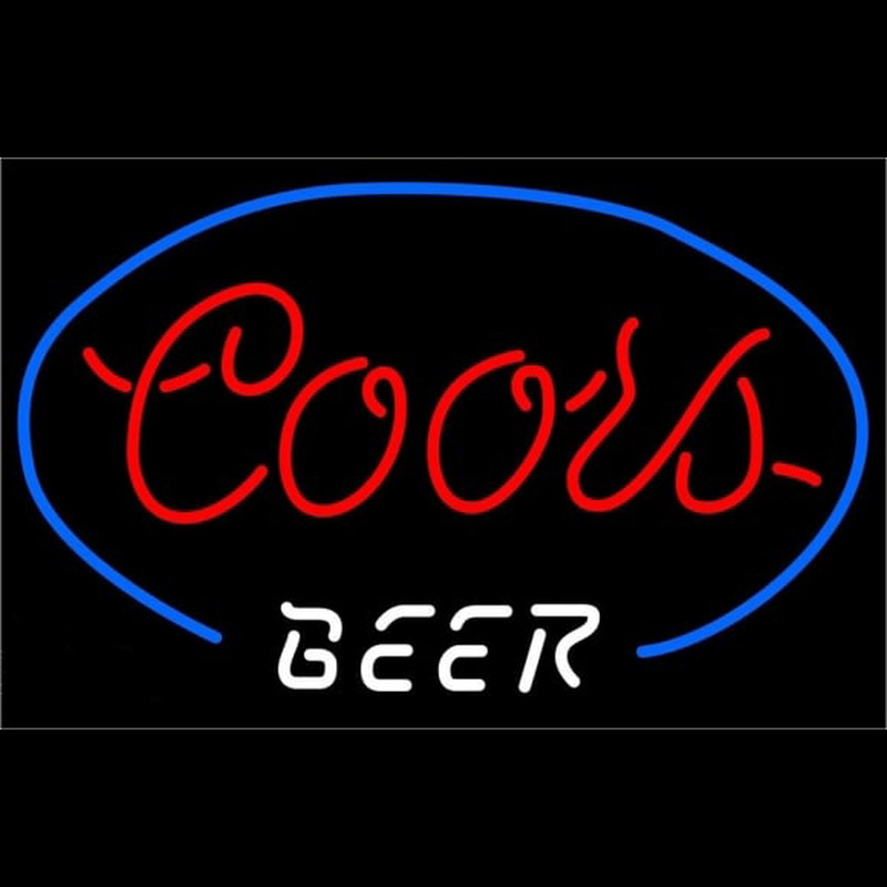 Coors Beer Sign Neon Skilt