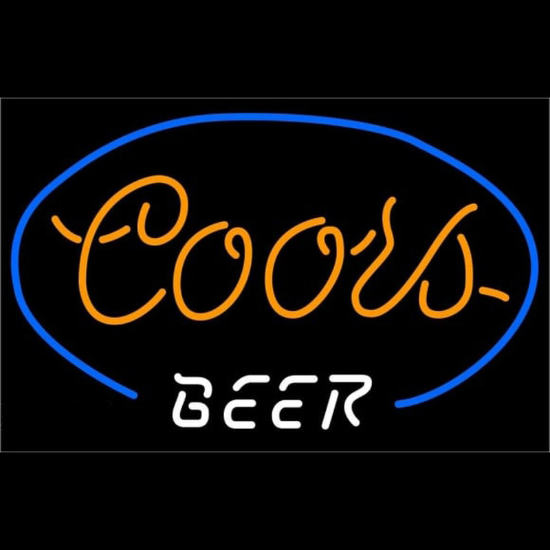 Coors Beer Sign Neon Skilt