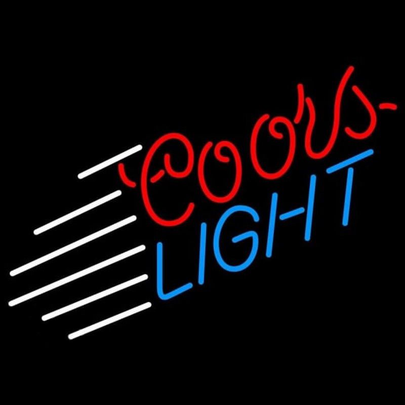 Coors Light Lines Beer Sign Neon Skilt