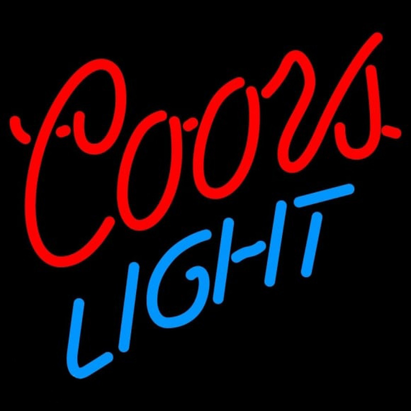 Coors Light Logo Beer Sign Neon Skilt