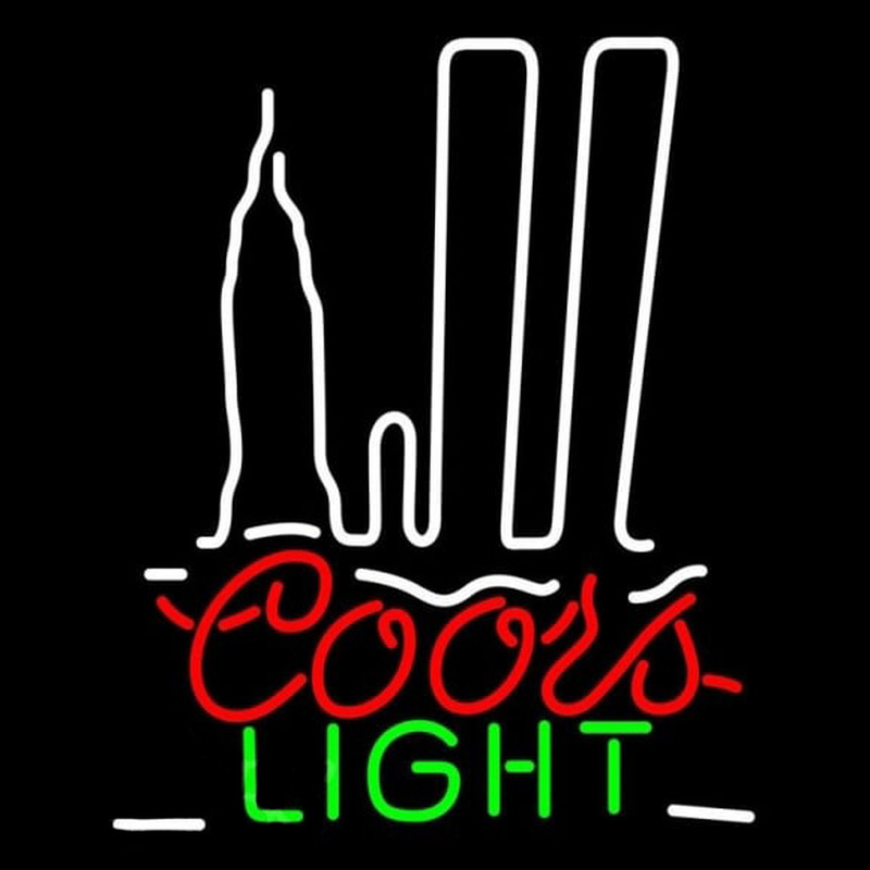 Coors Light Silver Bullet Nyc Beer Sign Neon Skilt