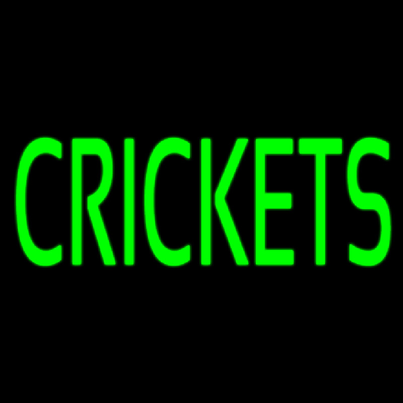 Crickets Neon Skilt