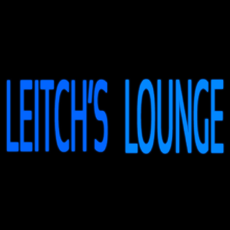 Custom Leitchs Lounge Neon Skilt