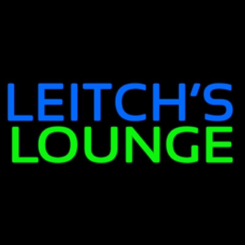 Custom Leitchs Lounge Neon Skilt