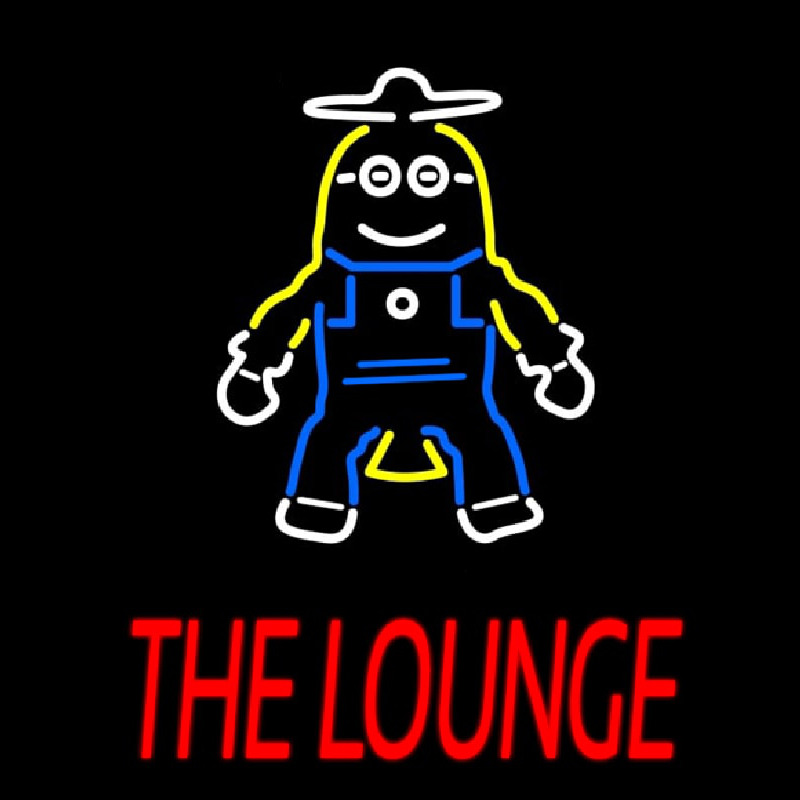 Custom The Lounge Neon Skilt