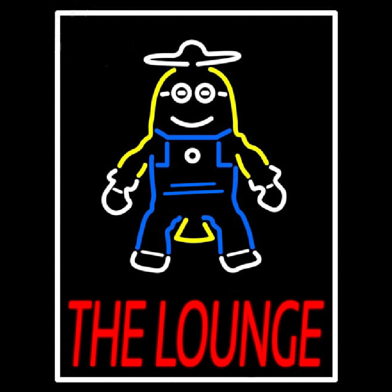 Custom The Lounge Neon Skilt