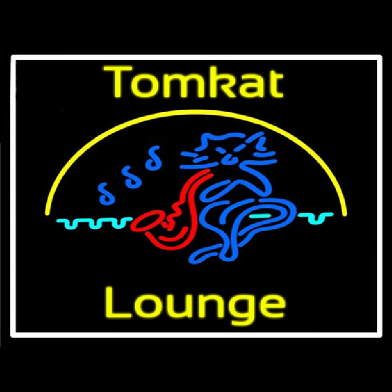 Custom Tomkat Lounge Sa ophone Logo Neon Skilt