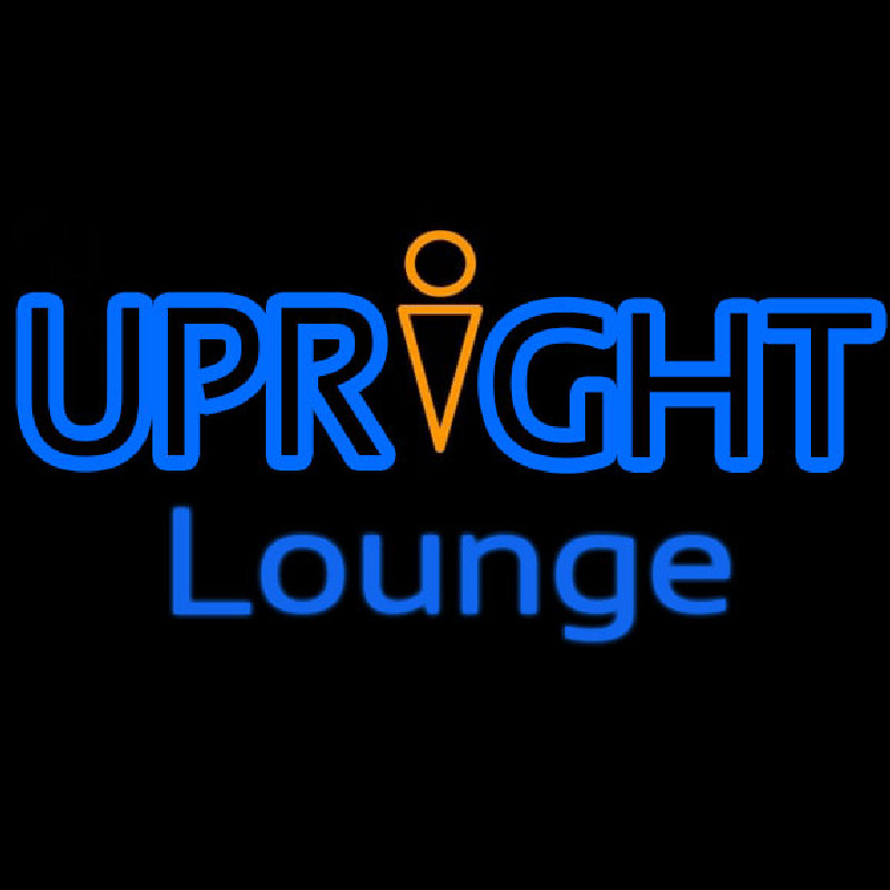 Custom Upright Lounge Neon Skilt