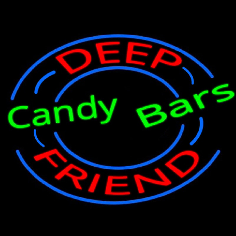 Deep Candy Bars Neon Skilt