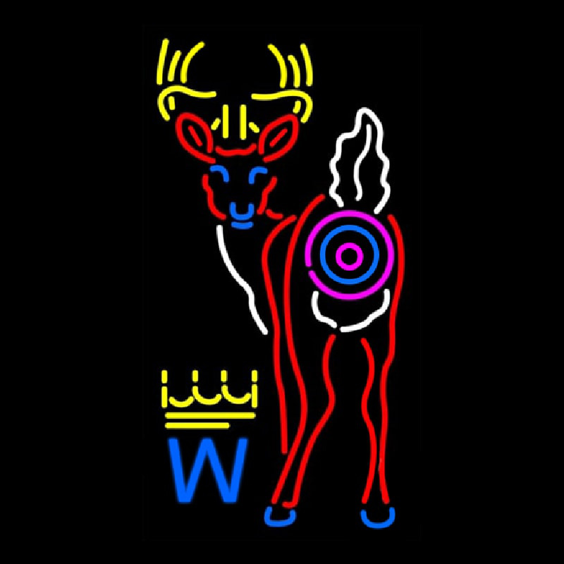 Deer Logo Neon Skilt