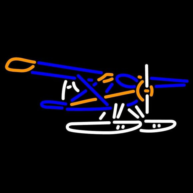 Dehavilland Beaver Float Plane Neon Skilt