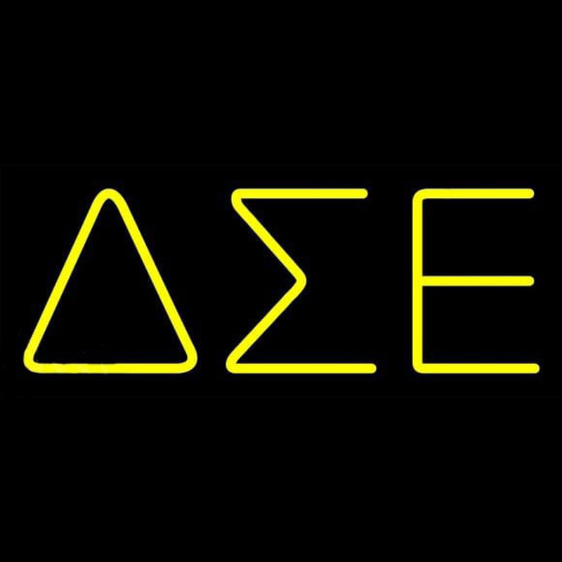 Delta Sigma Epsilon Neon Skilt